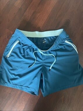 Motion Teal Men’s Athletic Shorts - Quick-Dry Performance